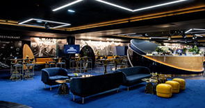 Lounge and sofas in the Rolex Paris Masters Lounge